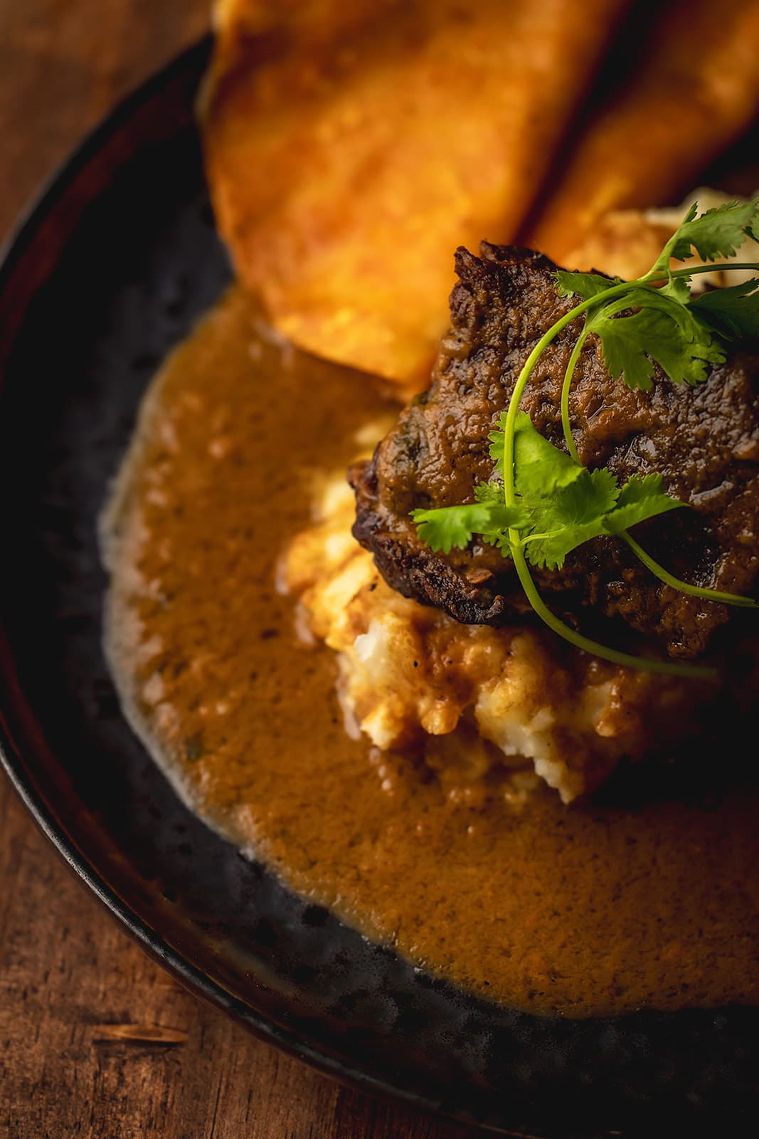 Miel de Agave culinary direction: slow-cooked short rib
